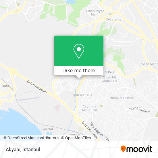 Akyapı map