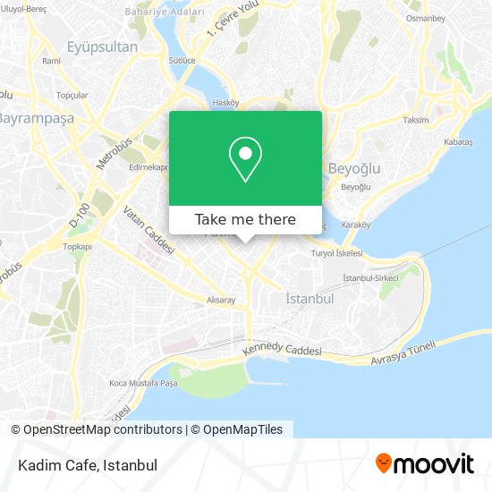 Kadim Cafe map