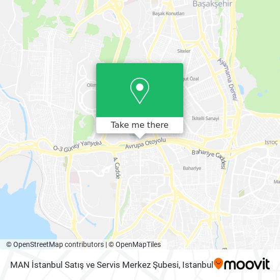 MAN İstanbul Satış ve Servis Merkez Şubesi map