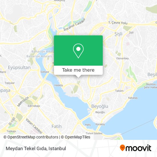 Meydan Tekel Gıda map