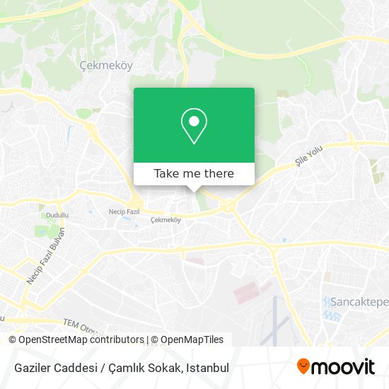 Gaziler Caddesi / Çamlık Sokak map