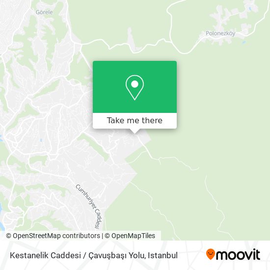 Kestanelik Caddesi / Çavuşbaşı Yolu map