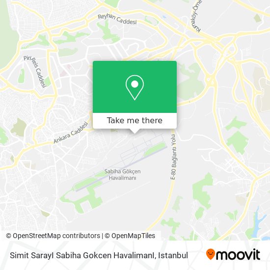 Simit SarayI Sabiha Gokcen HavalimanI map