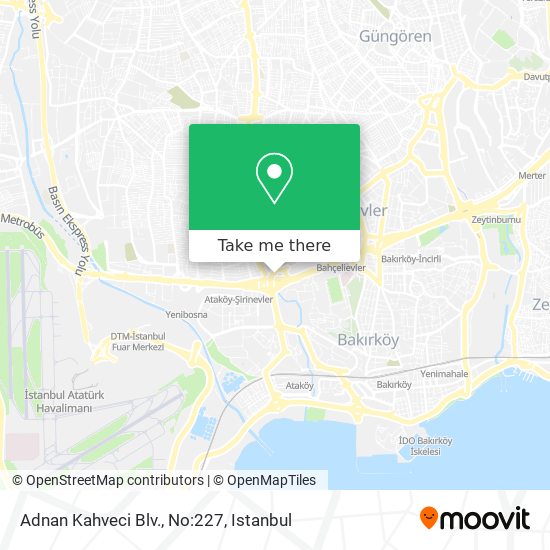 Adnan Kahveci Blv., No:227 map