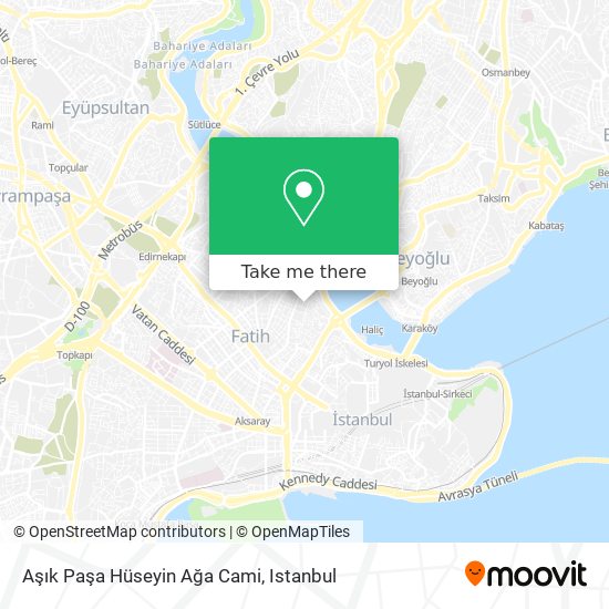 Aşık Paşa Hüseyin Ağa Cami map