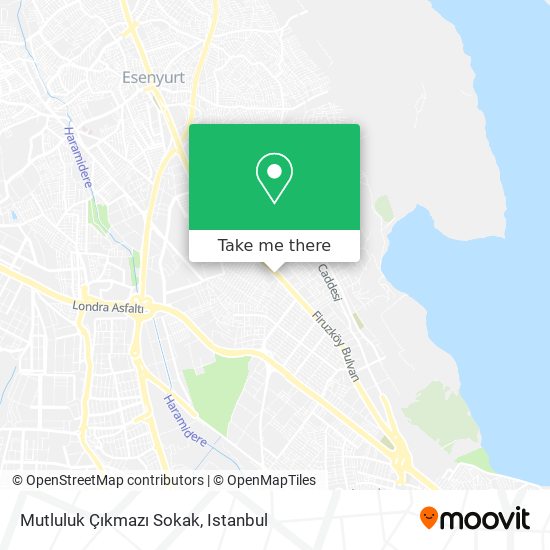 Mutluluk Çıkmazı Sokak map