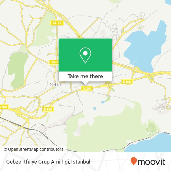 Gebze İtfaiye Grup Amirliği map