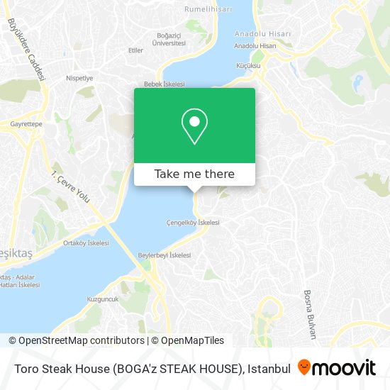 Toro Steak House (BOGA'z STEAK HOUSE) map