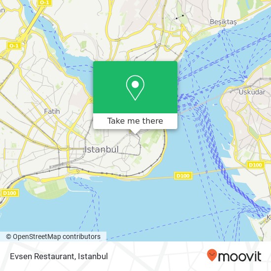 Evsen Restaurant map