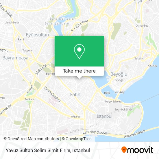 Yavuz Sultan Selim Simit Fırını map