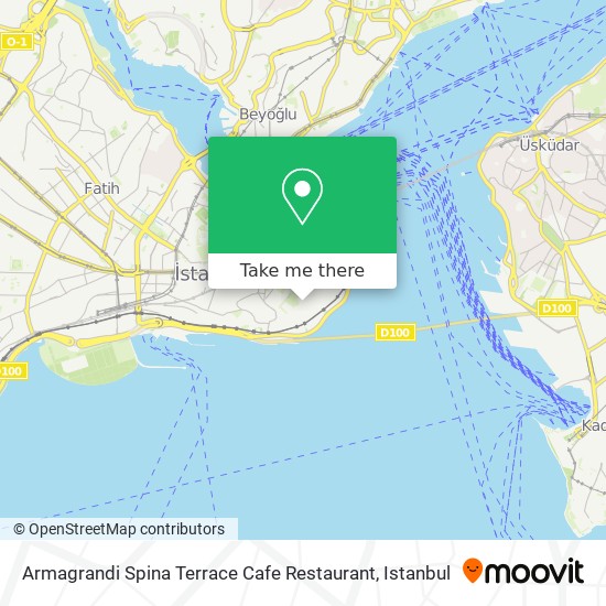 Armagrandi Spina Terrace Cafe Restaurant map