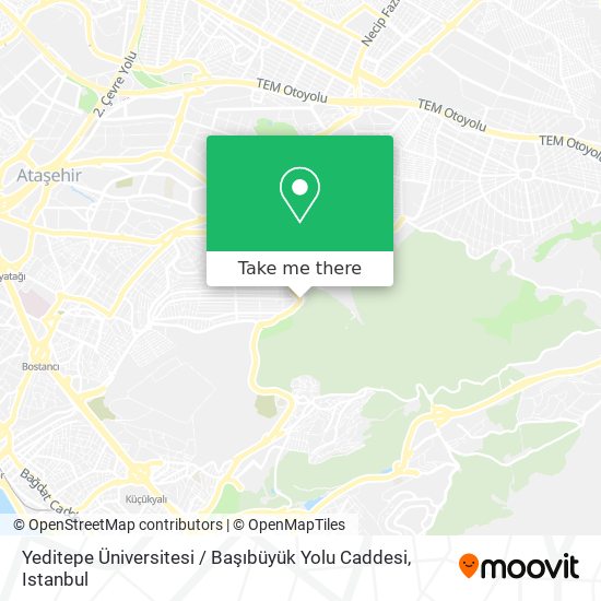 Yeditepe Üniversitesi / Başıbüyük Yolu Caddesi map