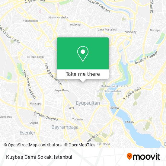 Kuşbaş Cami Sokak map
