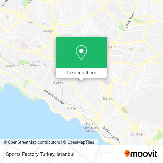 Sports Factory Turkey map