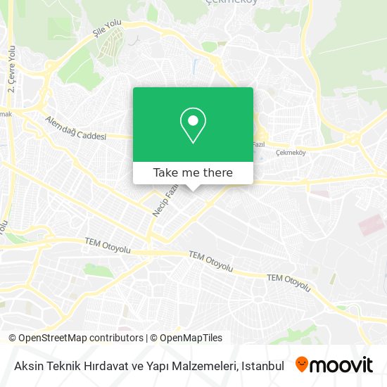 Aksin Teknik Hırdavat ve Yapı Malzemeleri map