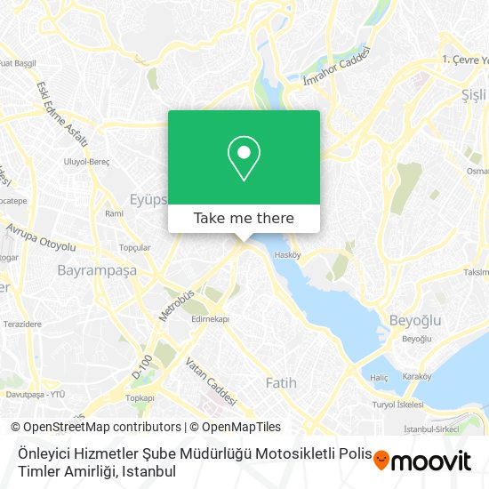 Önleyici Hizmetler Şube Müdürlüğü Motosikletli Polis Timler Amirliği map