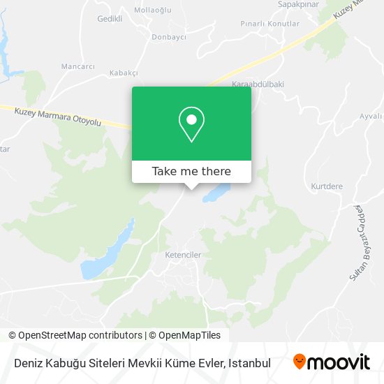 Deniz Kabuğu Siteleri Mevkii Küme Evler map