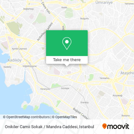 Onikiler Camii Sokak / Mandıra Caddesi map