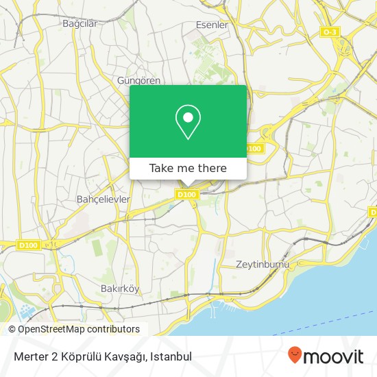 Merter 2 Köprülü Kavşağı map