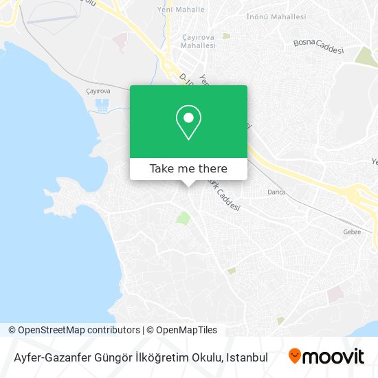 Ayfer-Gazanfer Güngör İlköğretim Okulu map