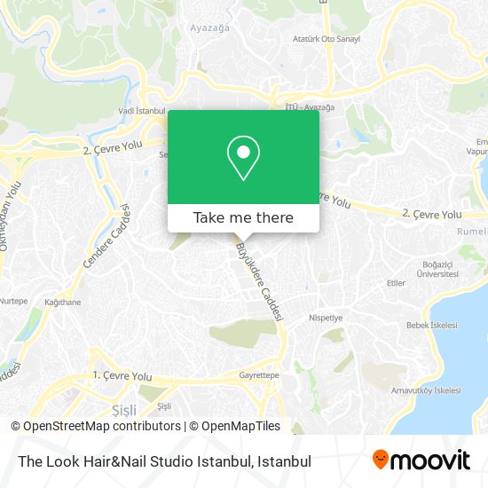 The Look Hair&Nail Studio Istanbul map