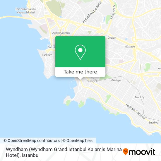 Wyndham (Wyndham Grand Istanbul Kalamis Marina Hotel) map