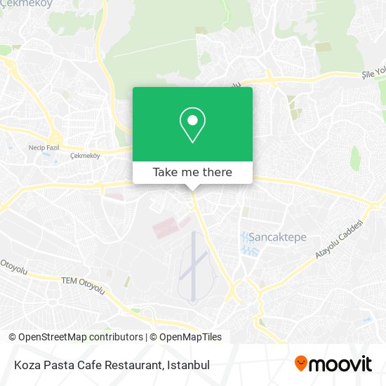 Koza Pasta Cafe Restaurant map