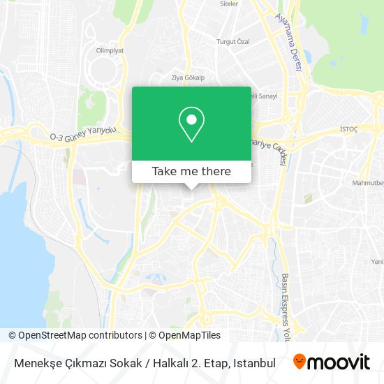 Menekşe Çıkmazı Sokak / Halkalı 2. Etap map