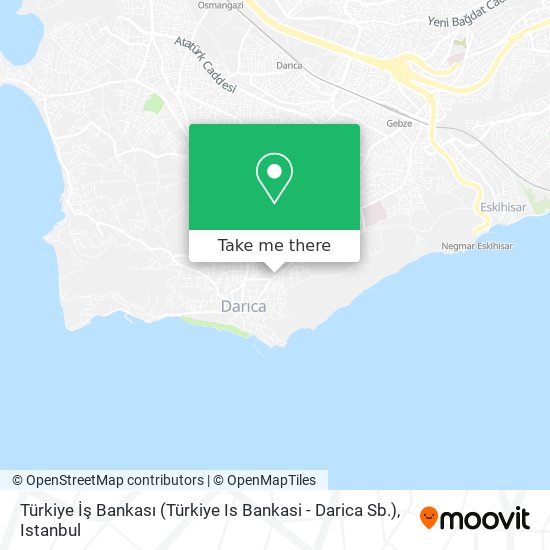 Türkiye İş Bankası (Türkiye Is Bankasi - Darica Sb.) map