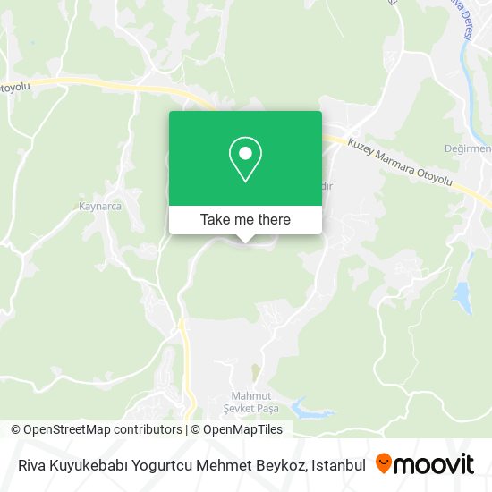 Riva Kuyukebabı Yogurtcu Mehmet Beykoz map