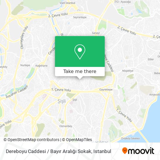 Dereboyu Caddesi / Bayır Aralığı Sokak map
