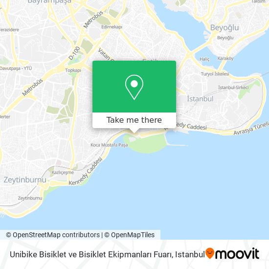 Unibike Bisiklet ve Bisiklet Ekipmanları Fuarı map