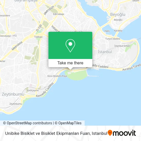 Unibike Bisiklet ve Bisiklet Ekipmanları Fuarı map