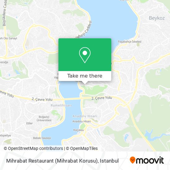 Mihrabat Restaurant (Mihrabat Korusu) map