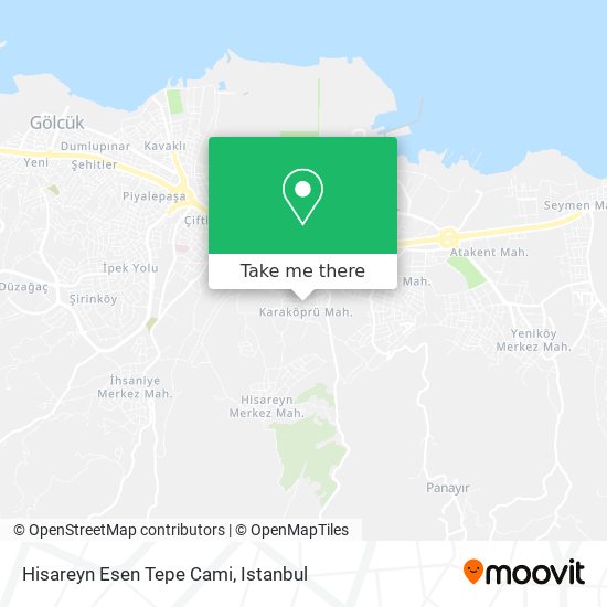 Hisareyn Esen Tepe Cami map