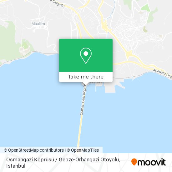 Osmangazi Köprüsü / Gebze-Orhangazi Otoyolu map