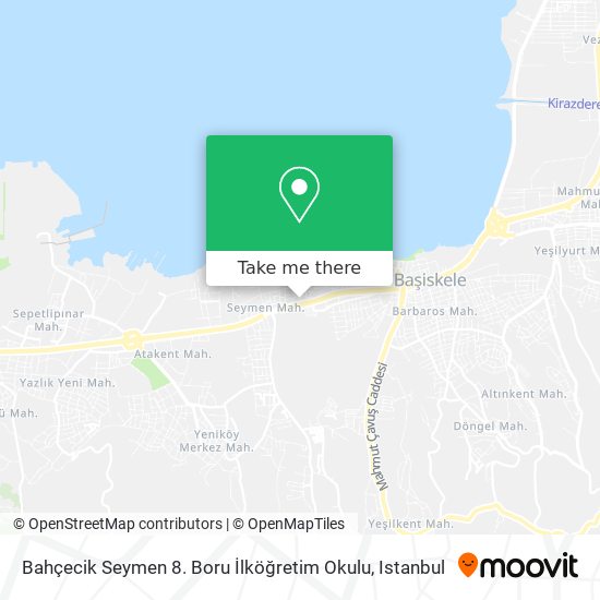 Bahçecik Seymen 8. Boru İlköğretim Okulu map