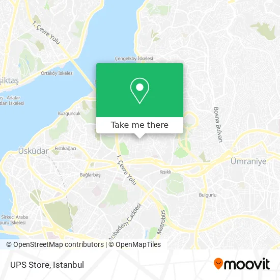 UPS Store map
