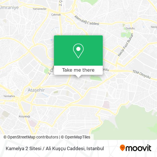 Kamelya 2 Sitesi / Ali Kuşçu Caddesi map