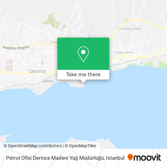 Petrol Ofisi Derince Madeni Yağ Müdürlüğü map
