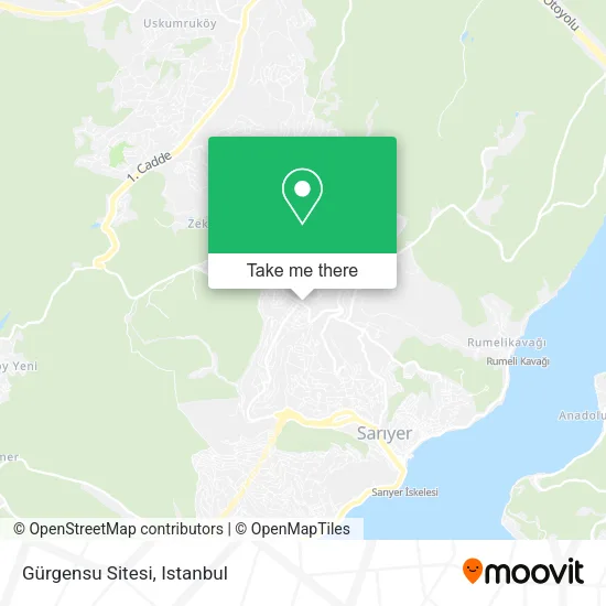 Gürgensu Sitesi map