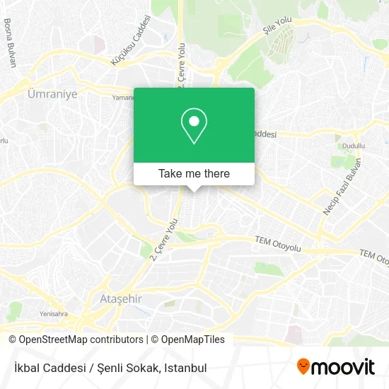 İkbal Caddesi / Şenli Sokak map