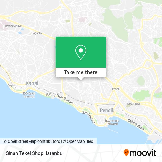 Sinan Tekel Shop map