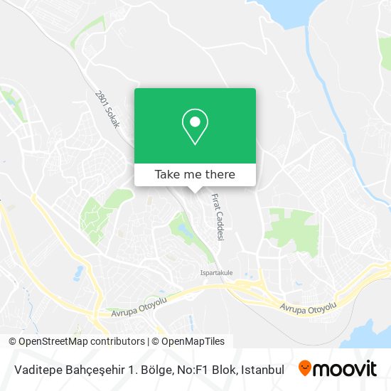 Vaditepe Bahçeşehir 1. Bölge, No:F1 Blok map