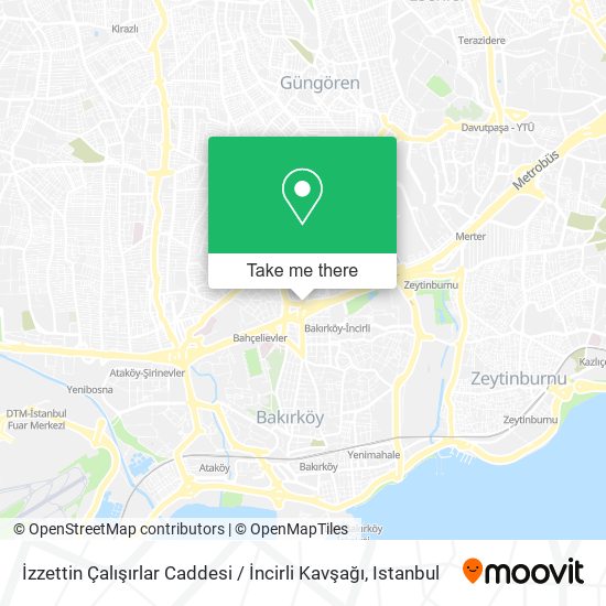 İzzettin Çalışırlar Caddesi / İncirli Kavşağı map