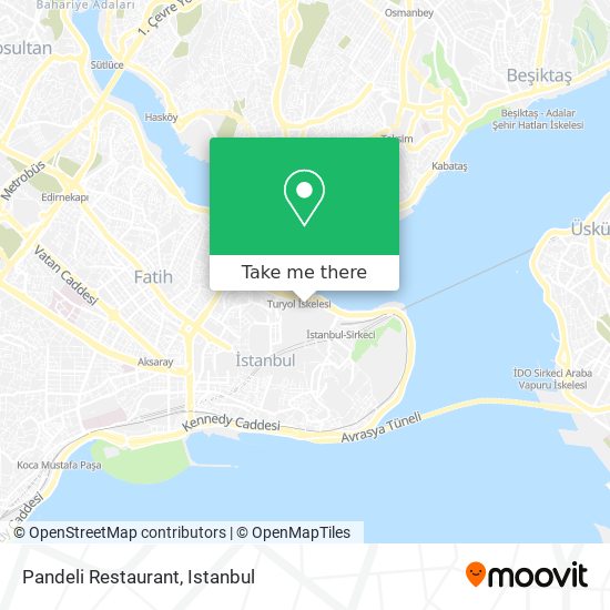 Pandeli Restaurant map
