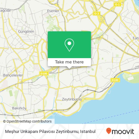 Meşhur Unkapanı Pilavcısı Zeytinburnu map