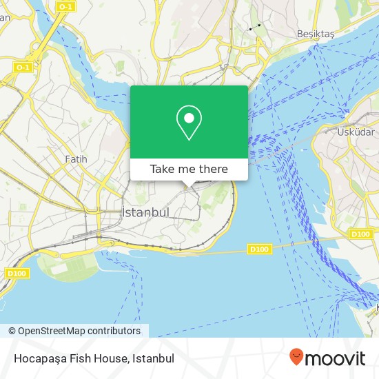 Hocapaşa Fish House map