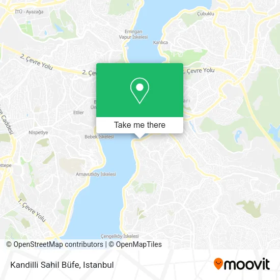 Kandilli Sahil Büfe map