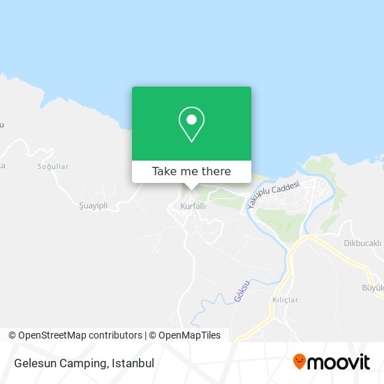 Gelesun Camping map